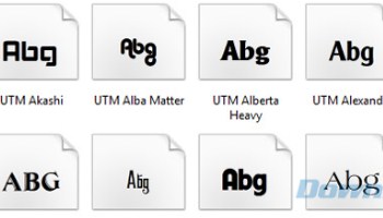 Font Full - Bộ Font full Tiếng Việt đầy đủ nhất