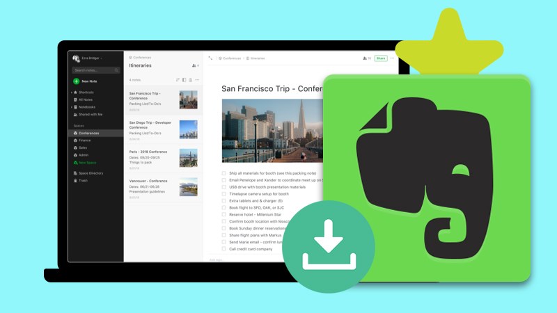 Hướng dẫn tải và cài đặt Phần mềm Evernote